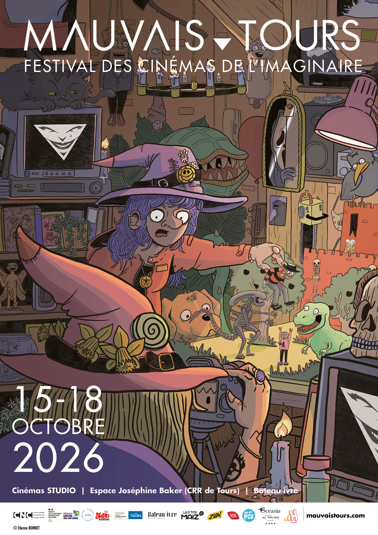 Affiche Mauvais Tours 2026 par Etienne Bonnet